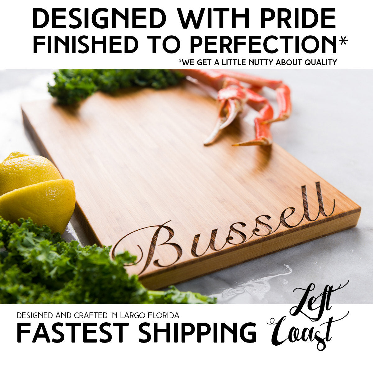 Rooster Cutting Board, Personalized