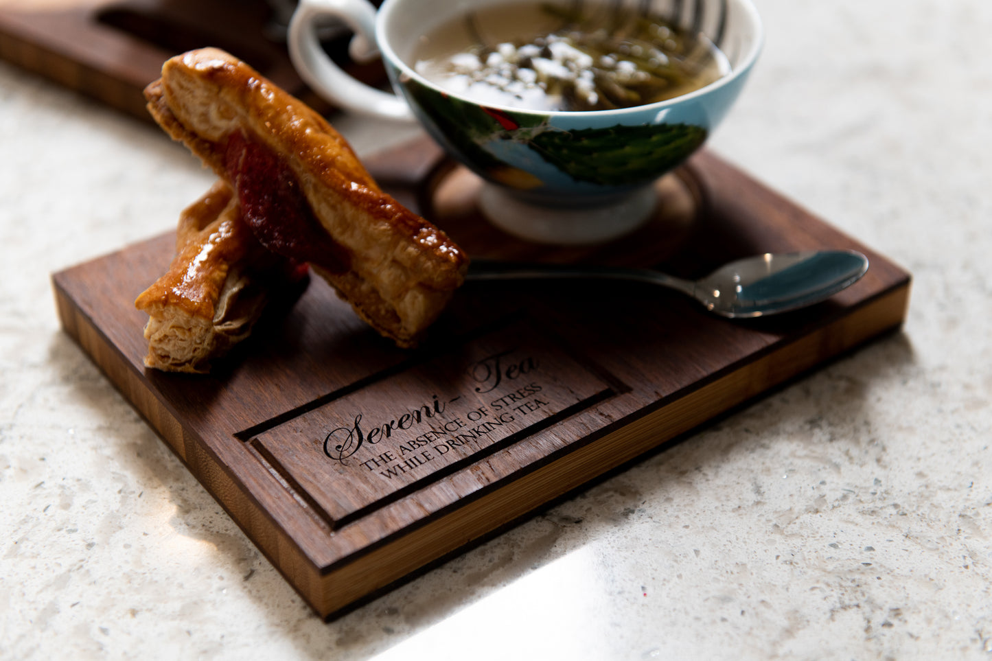 Personalized Coffee and Pastry Board