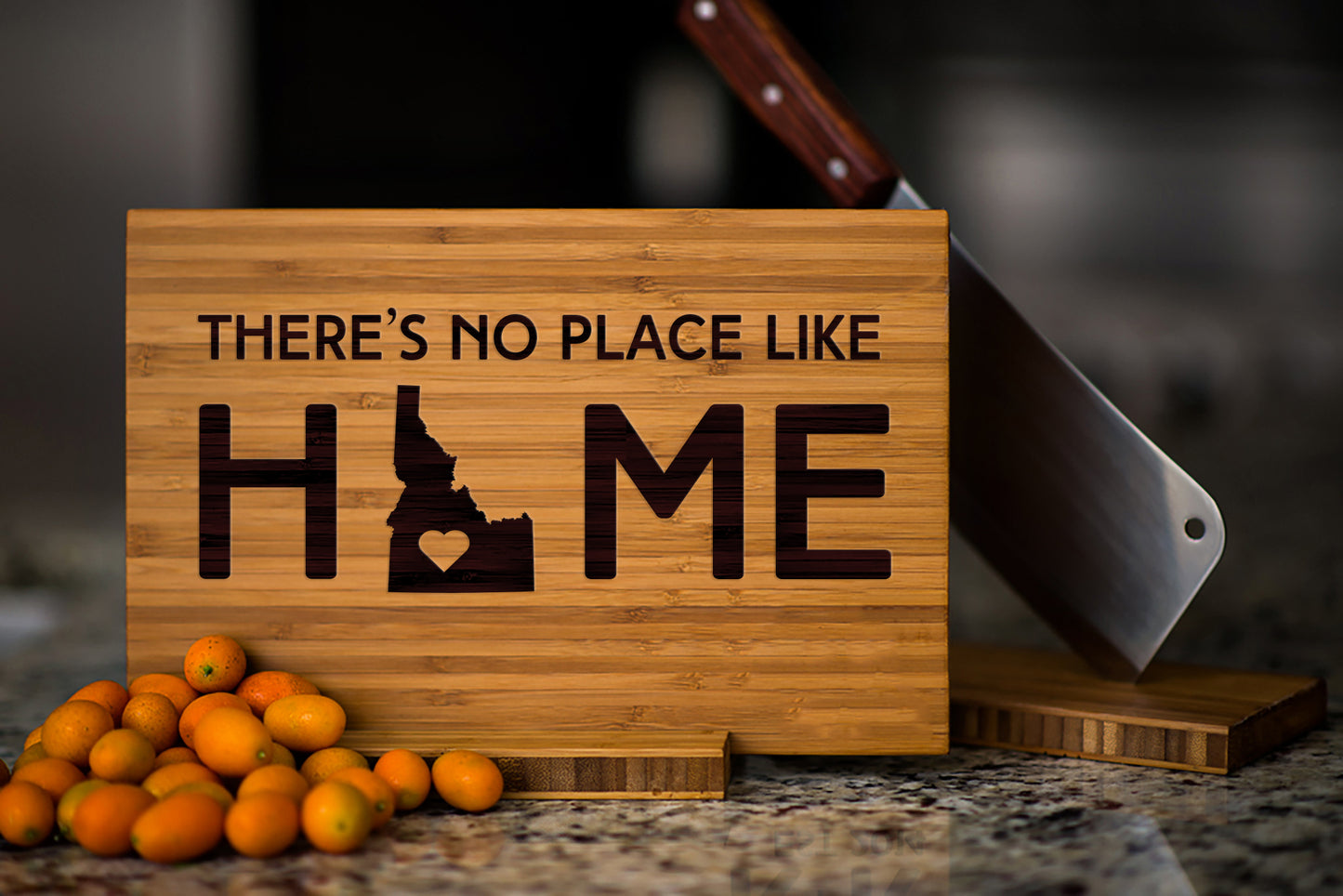 Personalized Idaho State Engraved Cutting Board by Left Coast Original