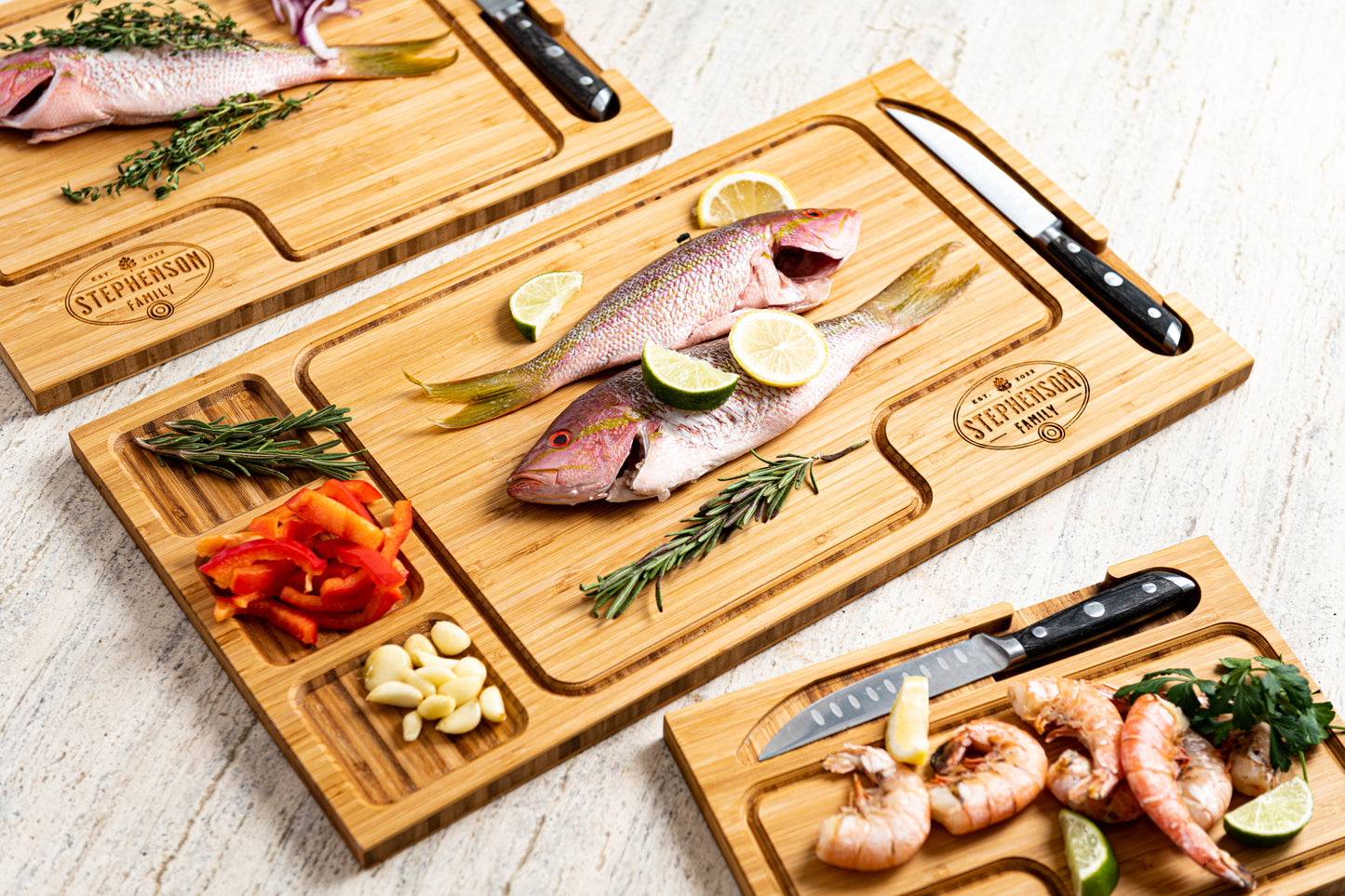Personalized Serving and Prep Boards -  3 STYLES