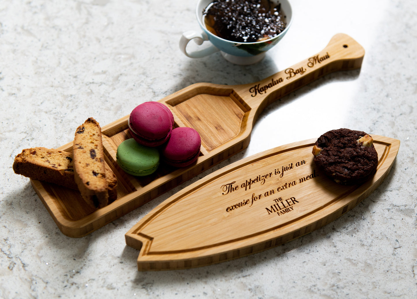 Paddle and Surf Hors D'oeuvre Trays