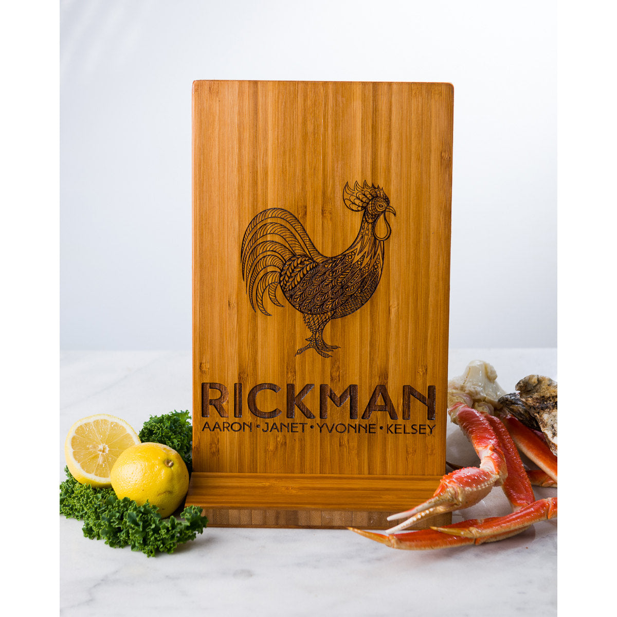 Rooster Cutting Board, Personalized