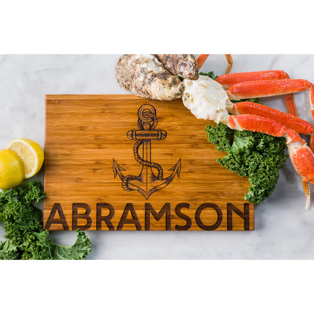 Personalized Anchor Cutting Board
