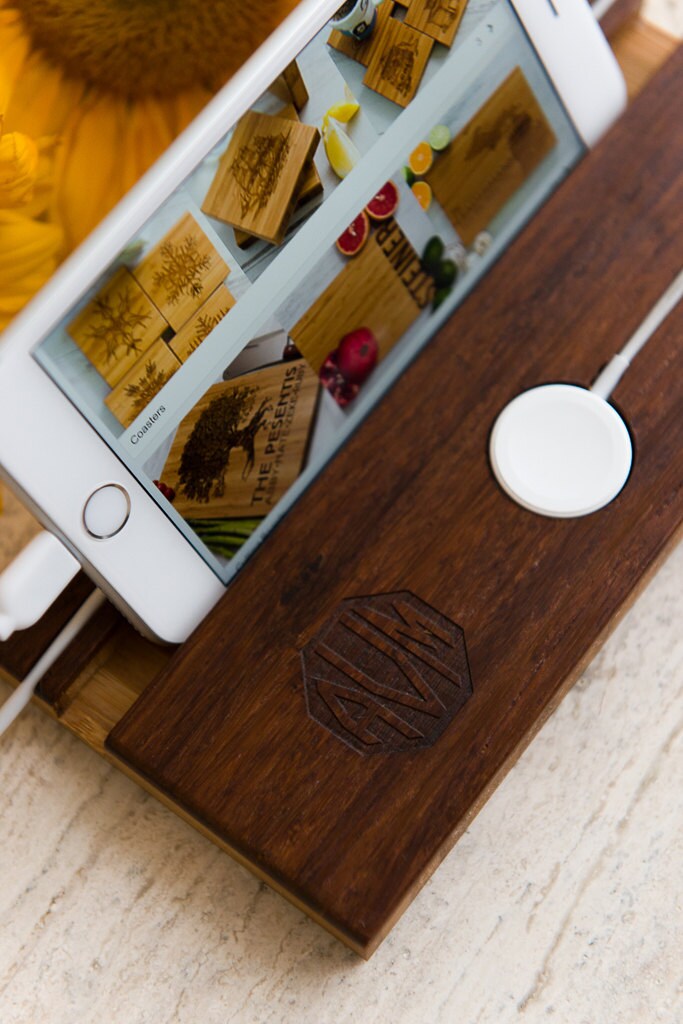 The Single Slot Apple Watch and Phone Charging Dock