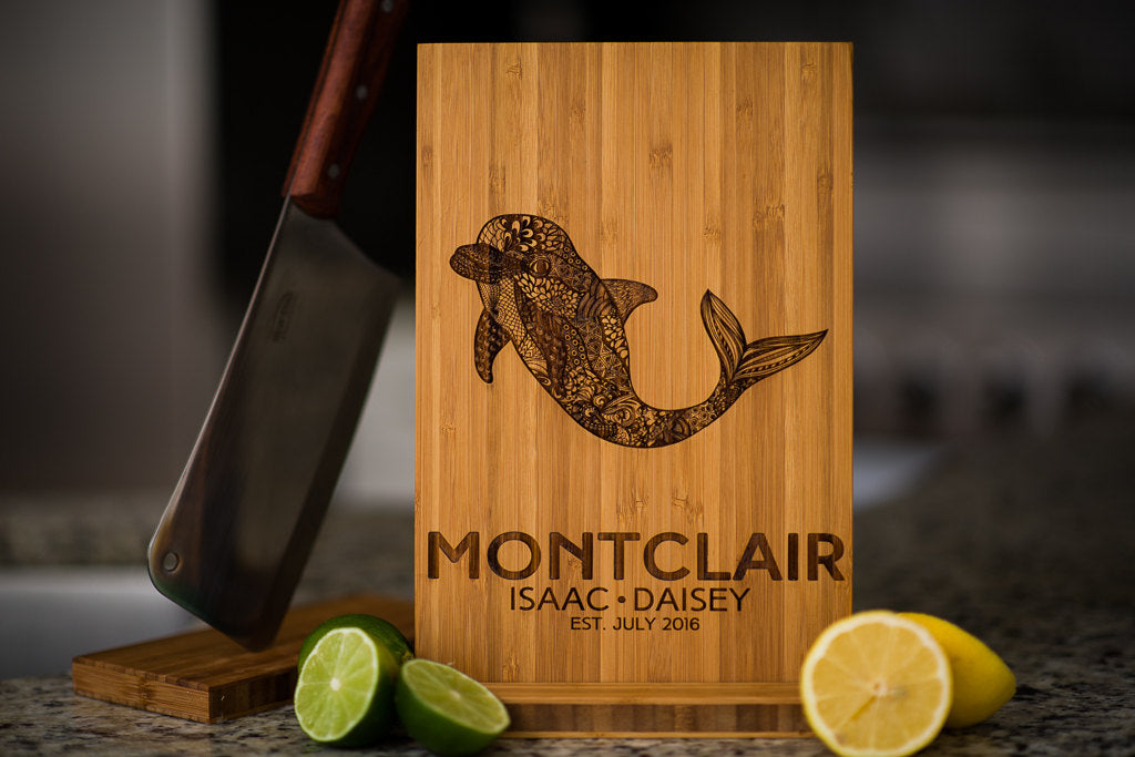 Personalized Dolphin Cutting Board