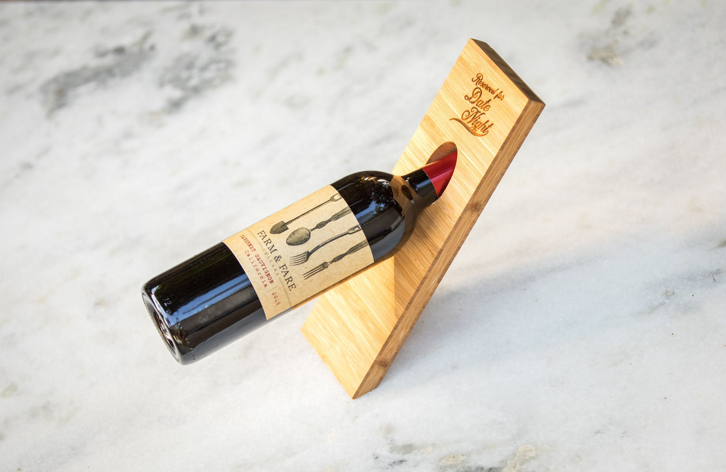 Personalized Levitating Wine Stand