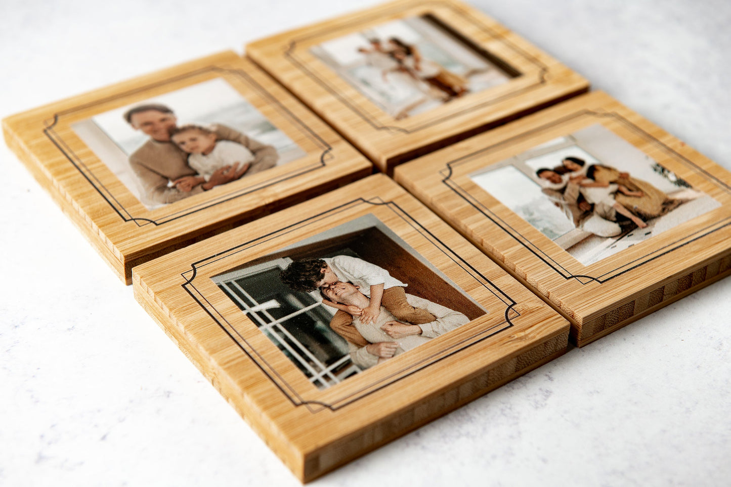 Custom Photo Wood Coasters